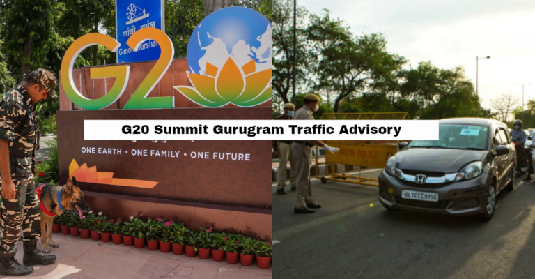 G20 Summit Gurugram Traffic Advisory